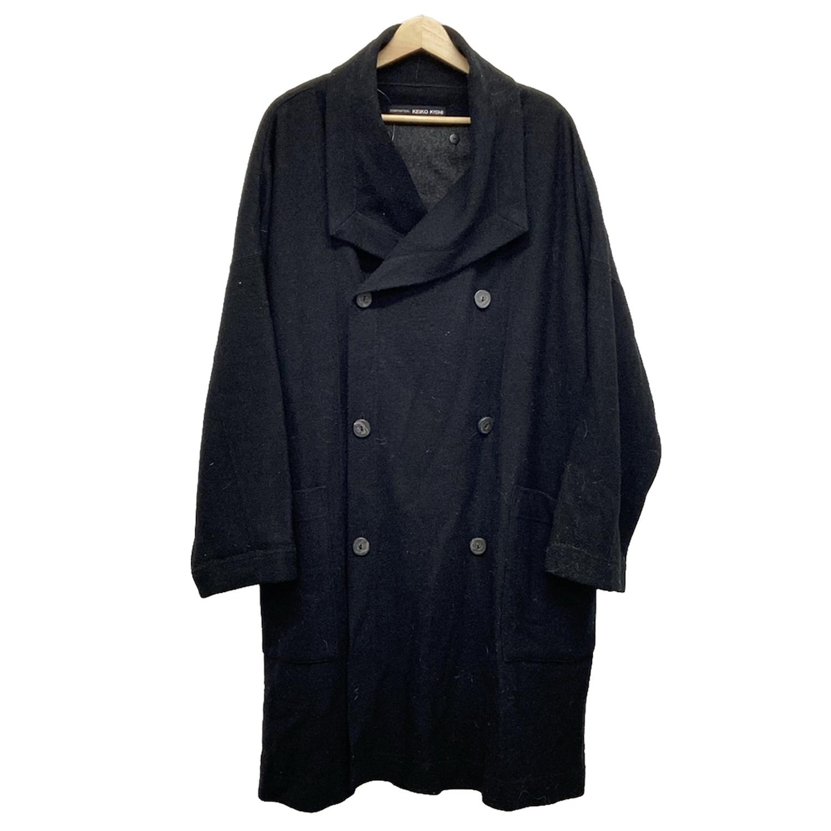 美品  KEIKO KISHI ケイコキシ サルエルパンツ F ウエストゴム 黒 美品 KEIKO KISHI ケイコキシ サルエルパンツ F ウエストゴム 黒