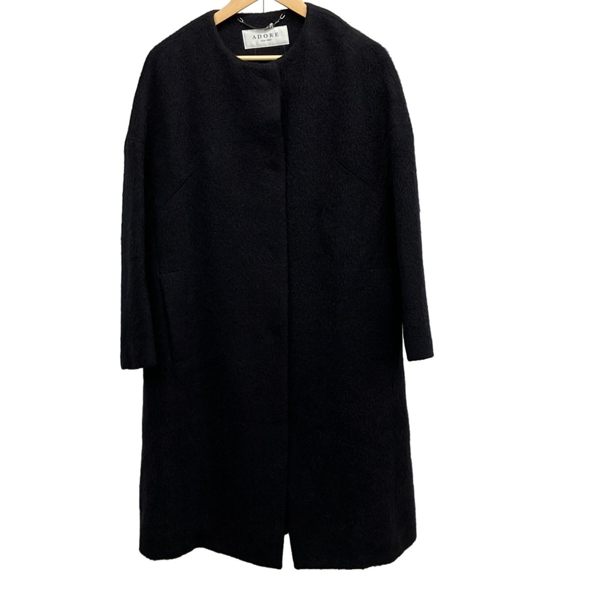 【中古】ADORE(アドーア) コート 長袖/冬 ダークネイビー