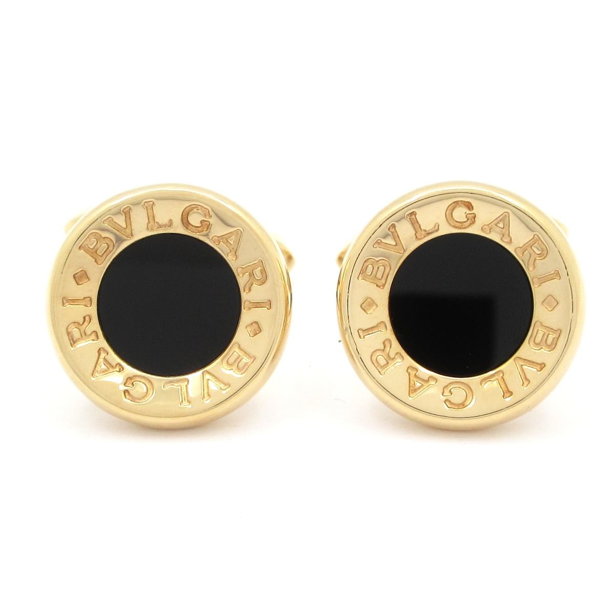 【中古】BVLGARI(ブルガリ) ブルガリブルガリ 折り返し K18YG×黒