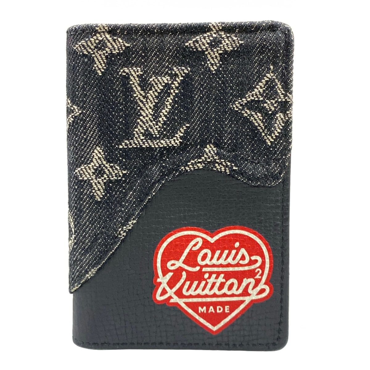 【中古】LOUIS VUITTON(ルイヴィトン) オーガナイザードゥポッシュ 歌留多入れもの ノワール なめし革、牛皮