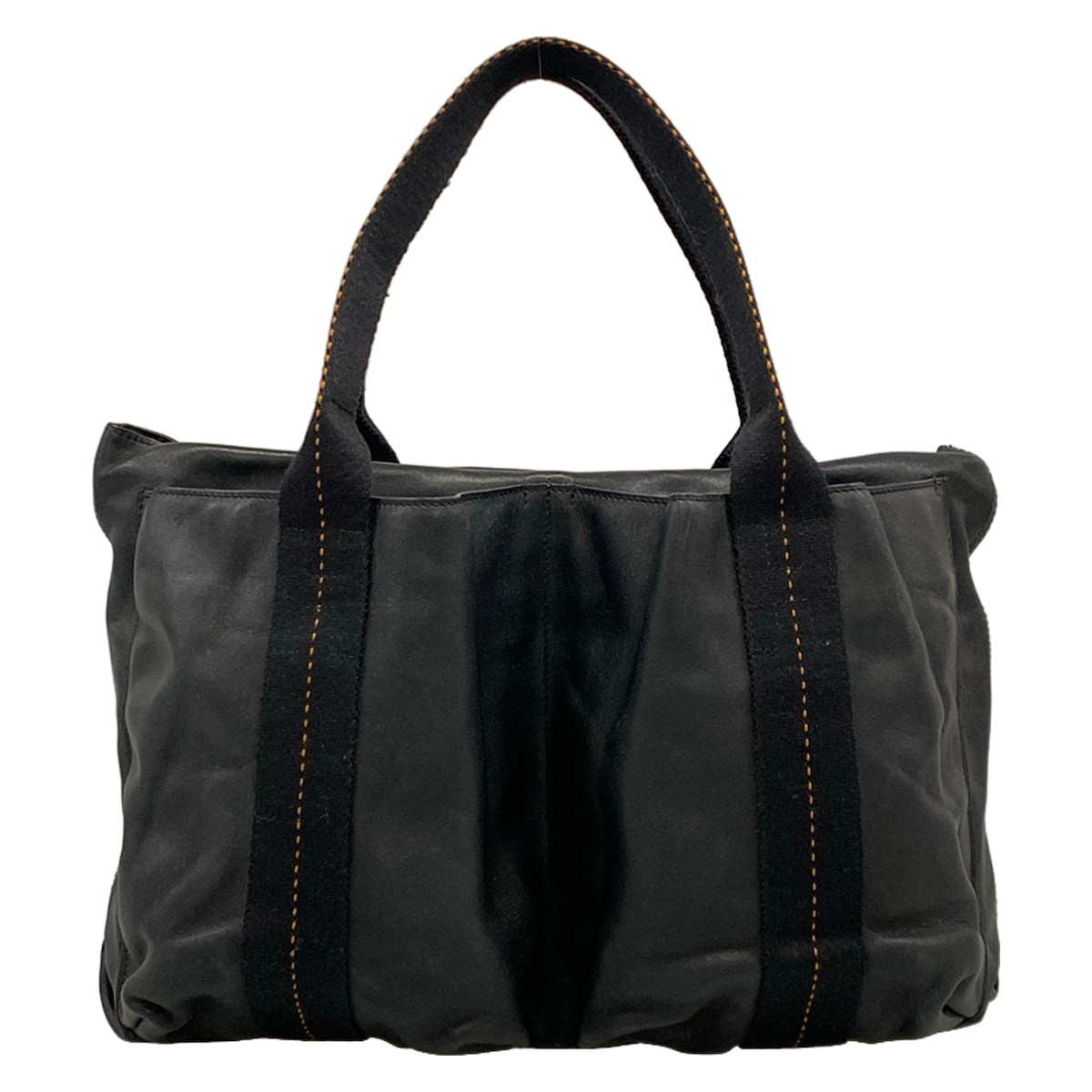 【新着】【中古】HERMES(エルメス) キャラバンホリゾンタルMM トートバッグ 黒