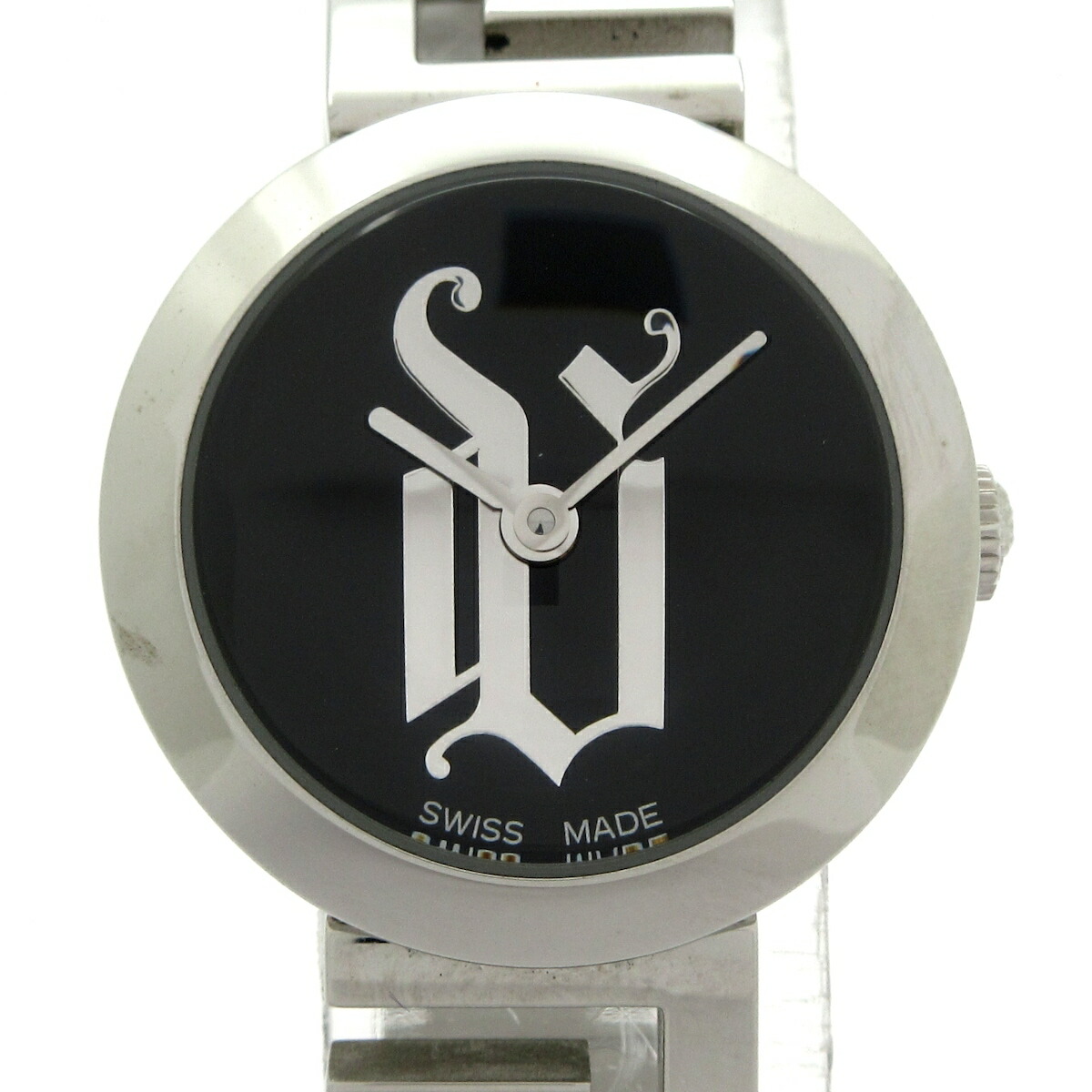 【中古】VERSACE(ヴェルサーチ) 腕時計 黒