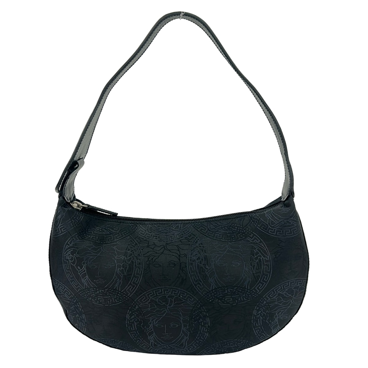 【中古】VERSACE(ヴェルサーチ) ワンショルダーバッグ メデューサ 黒