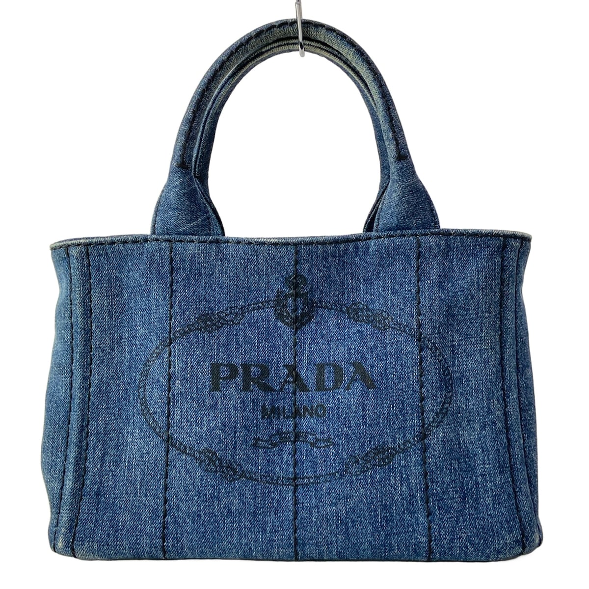 【中古】PRADA(プラダ) CANAPA トートバッグ 2way 米国海軍