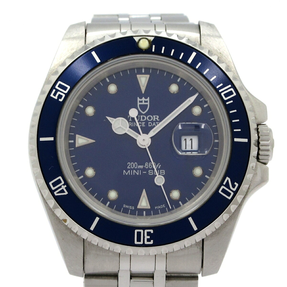 【中古】TUDOR(チューダー/チュードル) プリンスデイト ミニ補欠選手 ウォッチ SS/15一こま+其れは其れは3一こま 青色