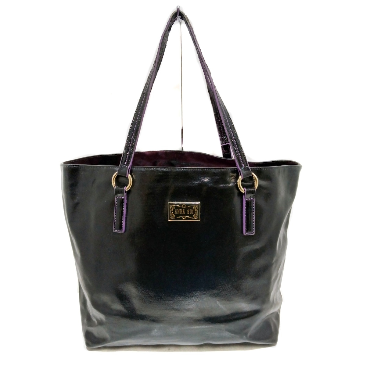 楽天市場】ANNA SUI(アナスイ) トートバッグ 紫 パープル エナメル
