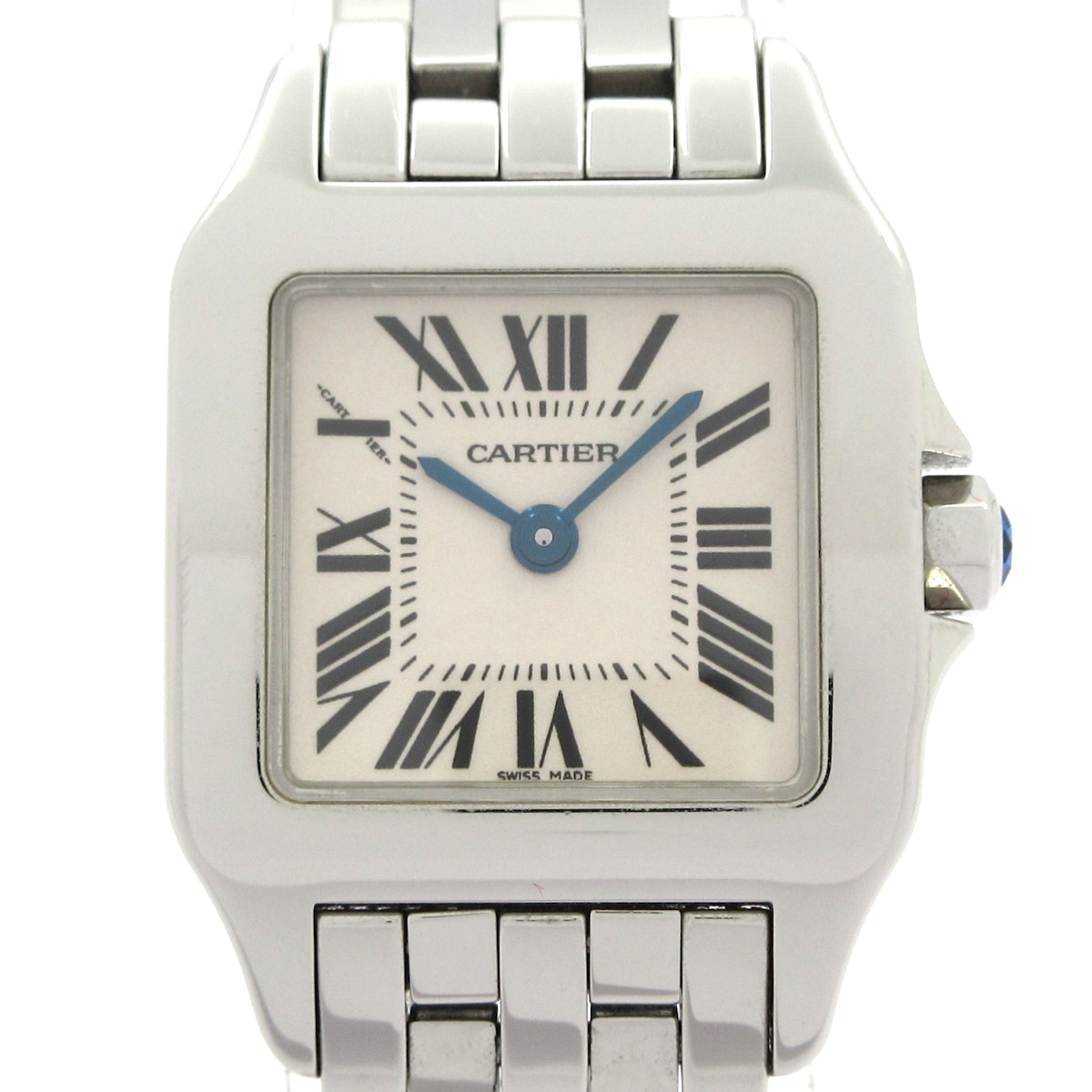 【中古】Cartier(カルティエ) サントスドゥモワゼルSM ウオッチ 象牙色