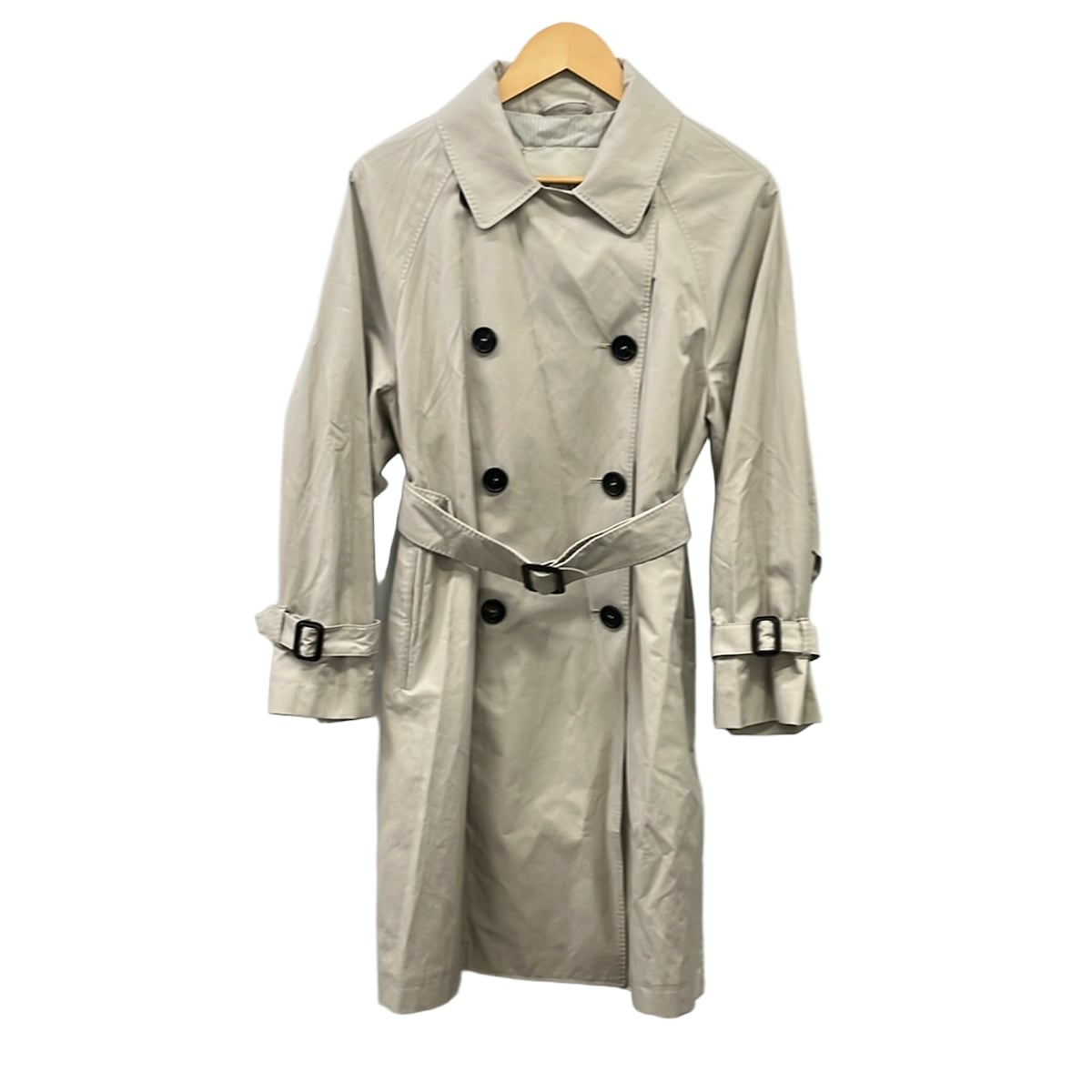 【中古】Max Mara(マックスマーラ) 厚地の外套 長袖/春・秋物 ベージュ