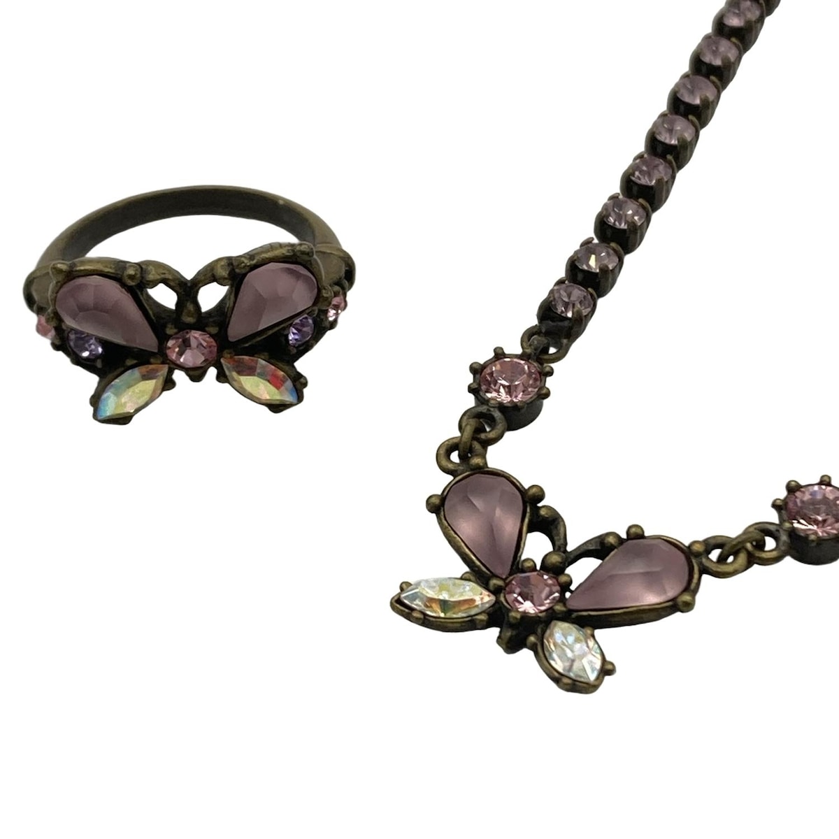 【美品未使用】アナスイ　2連ネックレスピアスセット　蝶　バタフライ 楽天市場】【中古】ANNA SUI / 2連 ネックレス アナスイ 蝶