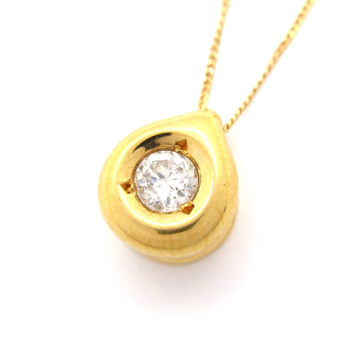 【中古】Unbranded() ネックレス 総重量:1.7g/0.18刻印 K18YG×ダイヤモンド 31,003円