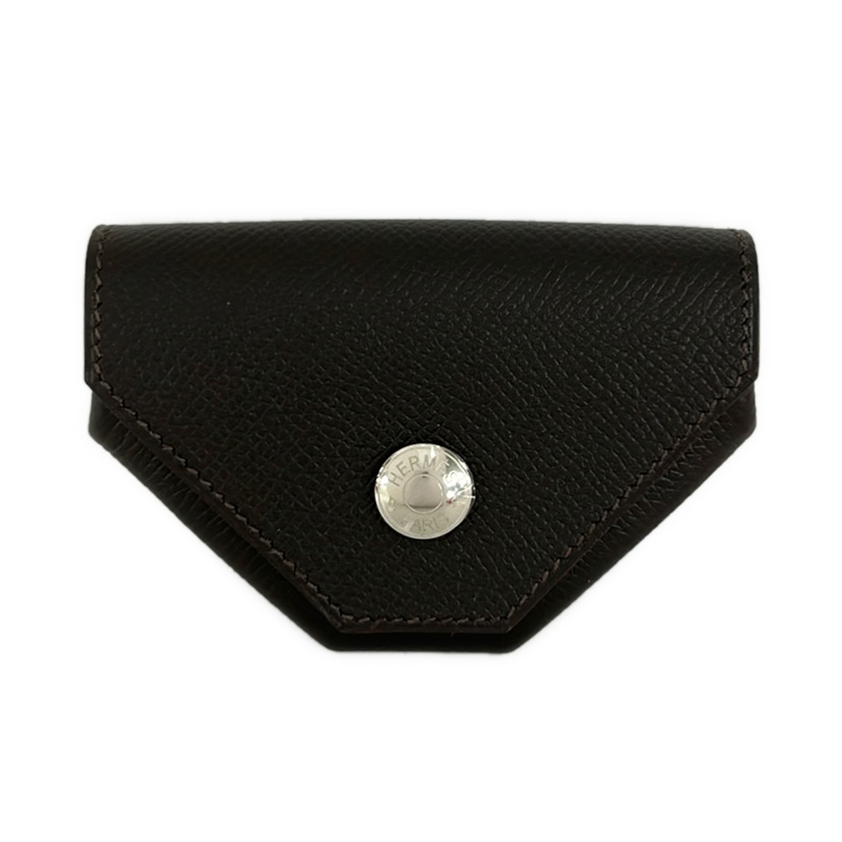 【新着】【中古】HERMES(エルメス) ヴァンキャトル コインケース マカサー