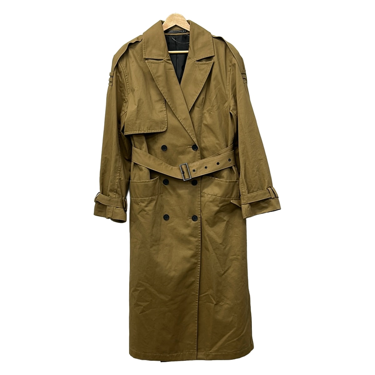 【中古】All Saints(オールセインツ) トレンチコート 長袖/秋/冬 カーキ｜ブランディア　店