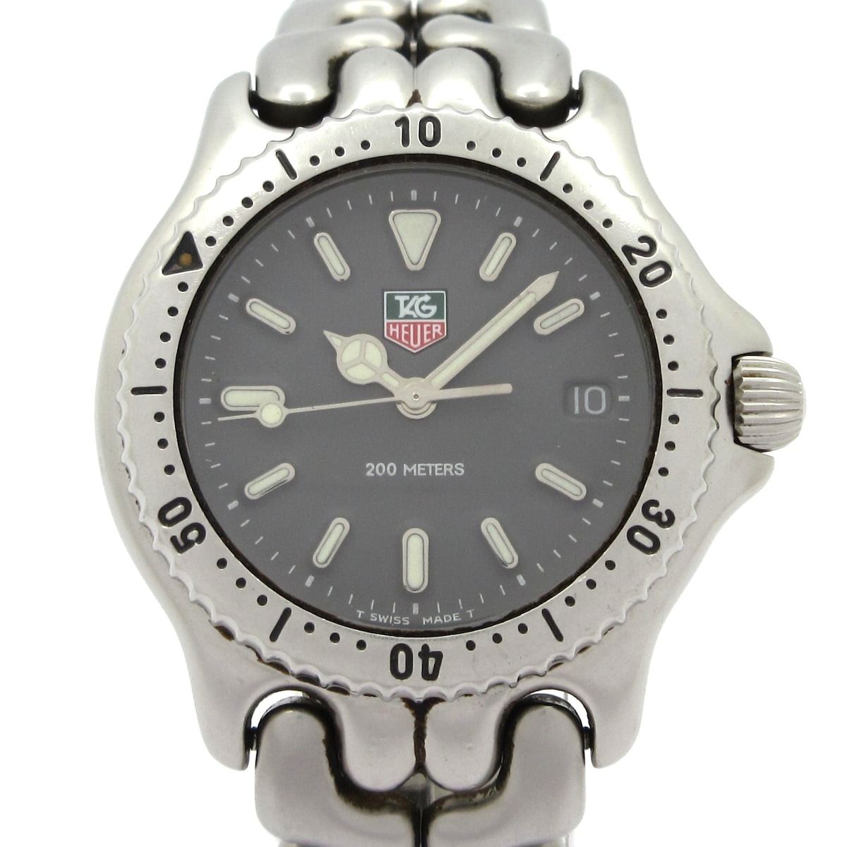 【中古】TAG Heuer(タグホイヤー) プロフェッショナル200 腕時計 SS ダークグレー|ブランディア 店