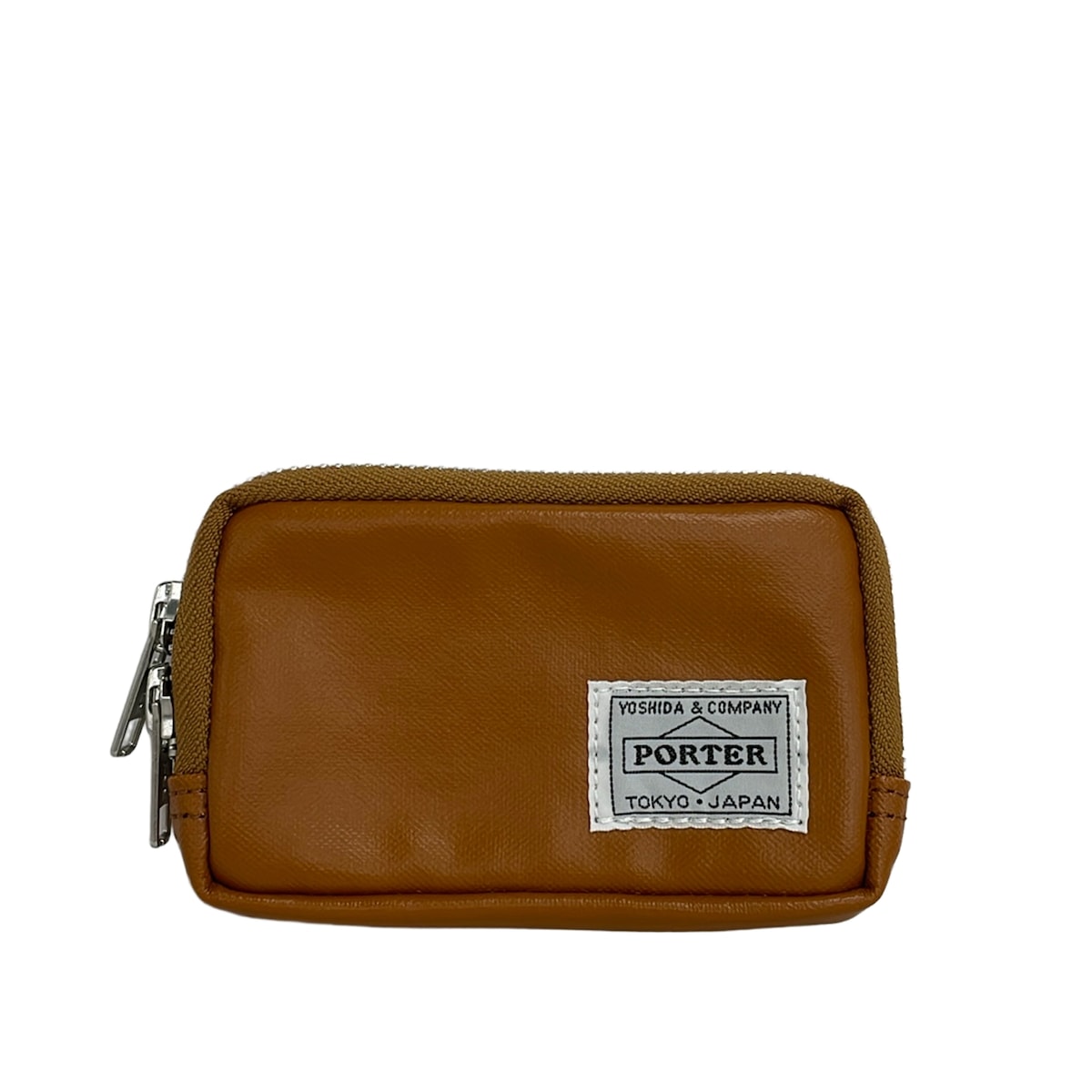 【中古】PORTER/吉田(ボーイ) コインケース ラウンドチャック 点火装置赤銅色