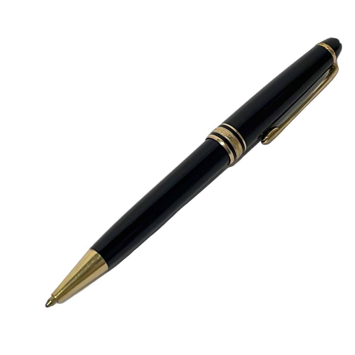 【中古】MONTBLANC(モンブラン) マイスターシュティック ボールペン インクなし 黒×ゴールド|ブランディア 店