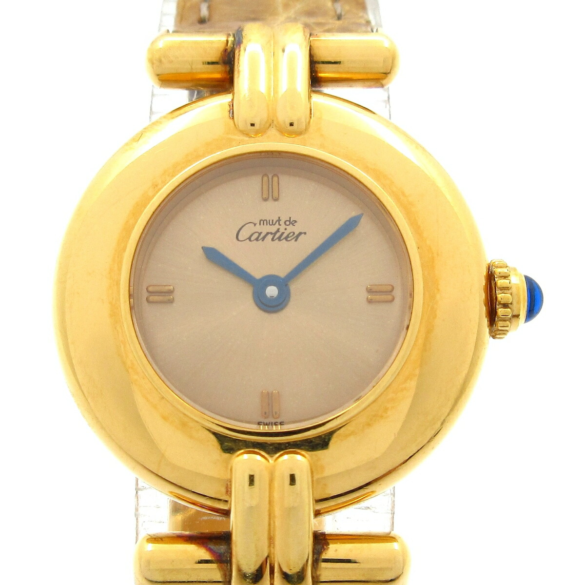 【中古】Cartier(カルティエ) マスト コリゼ ヴェルメイユ 腕時計 925 ゴールド