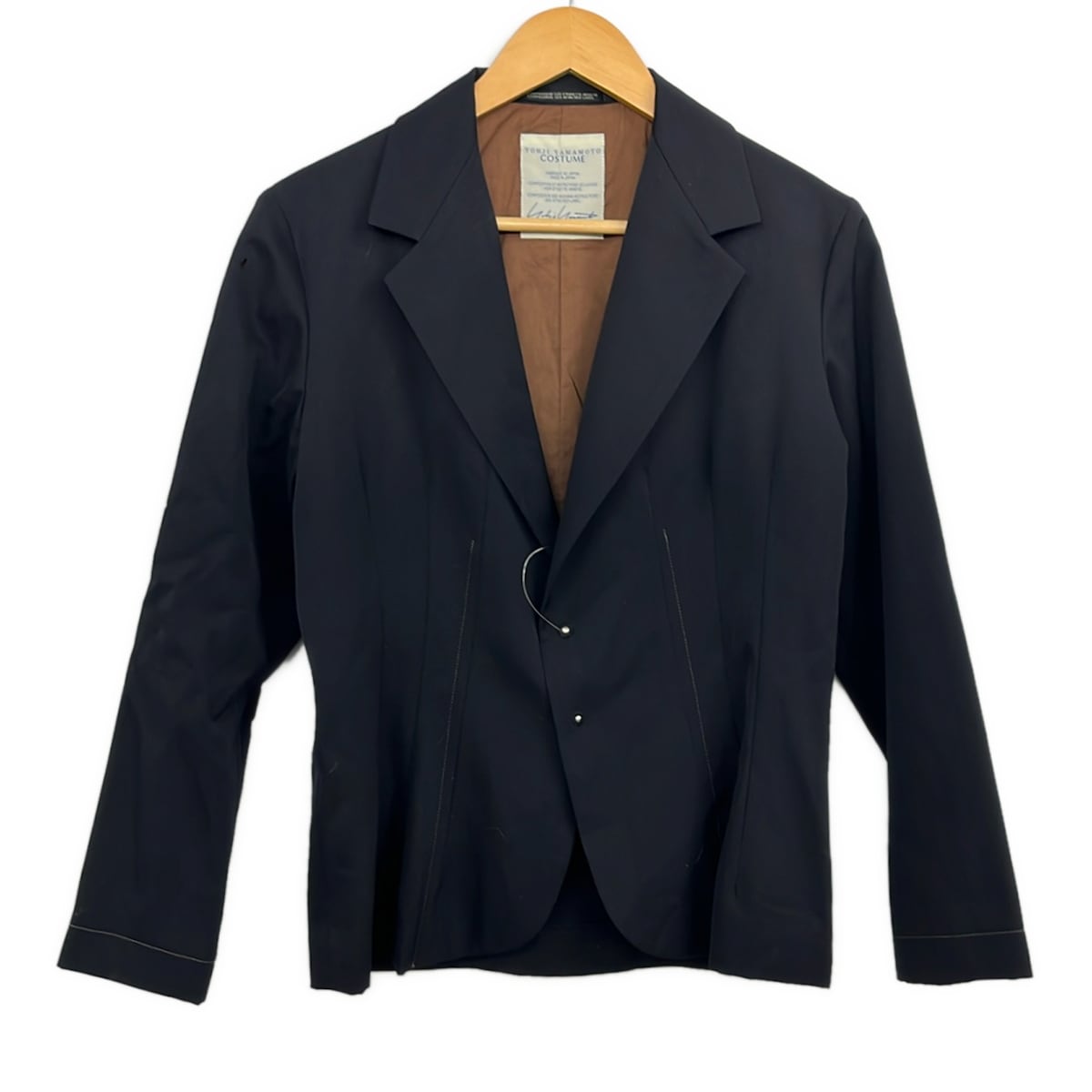【中古】yohjiyamamoto(ヨウジヤマモト) 上衣 COSTUME/春/秋/長袖 ダークネイビー