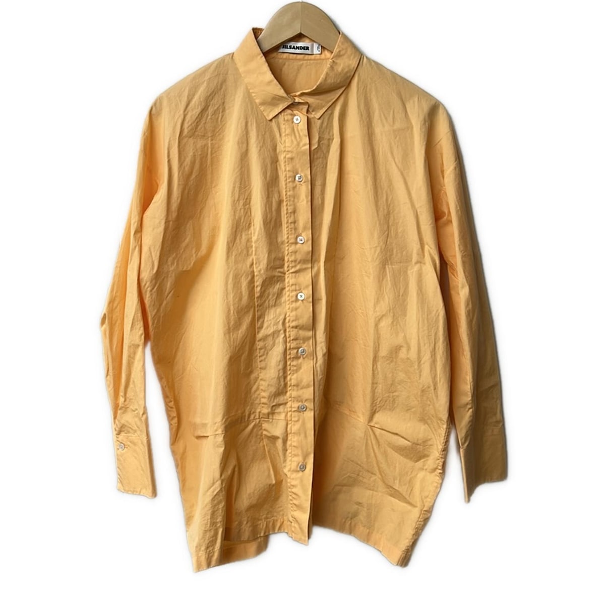 【中古】JILSANDER(ジルサンダー) 長袖シャツ オレンジ
