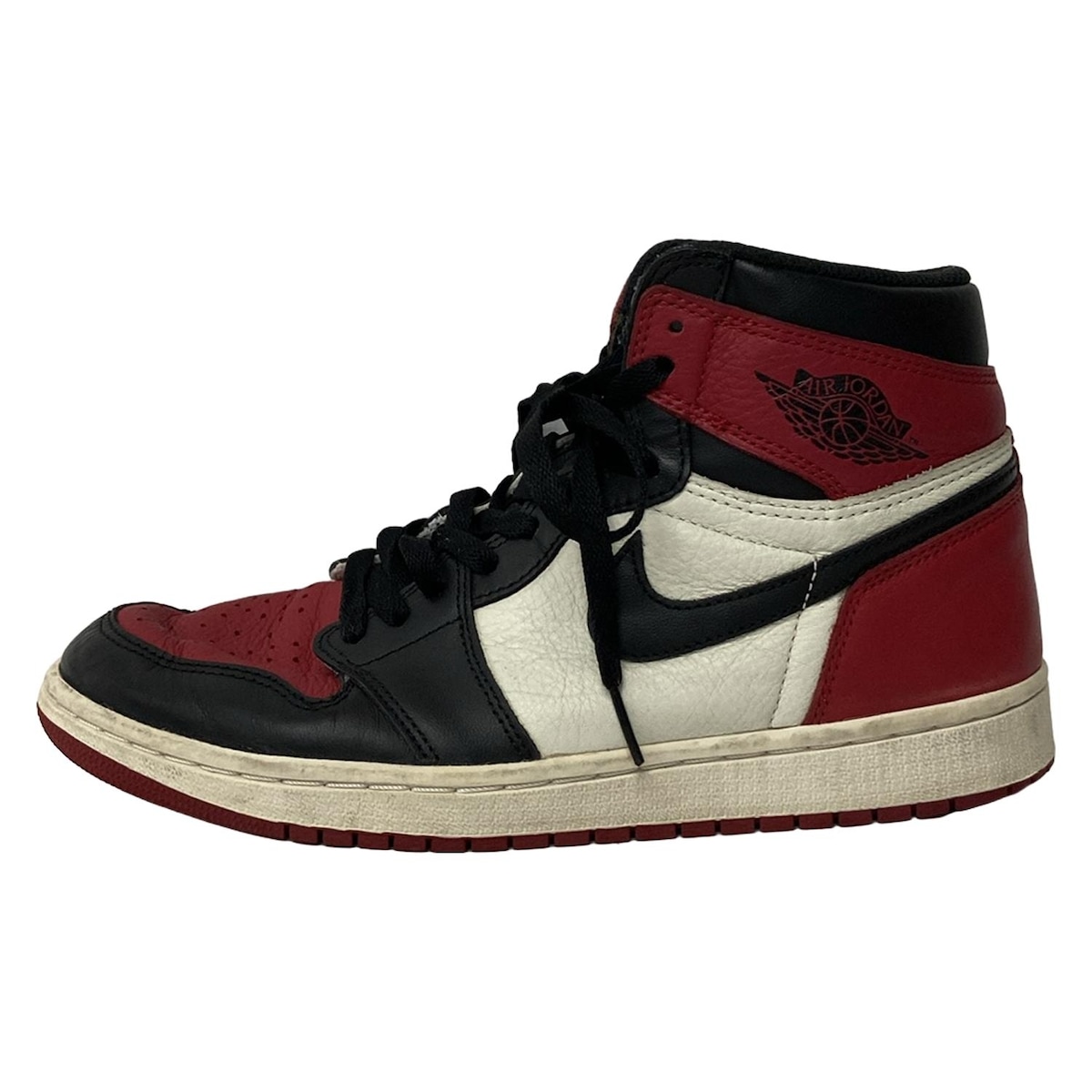 【中古】NIKE(ナイキ) エア ジョーダン 1 レトロ ハイ スニーカー ハイカット レッド×黒×白 25,804円