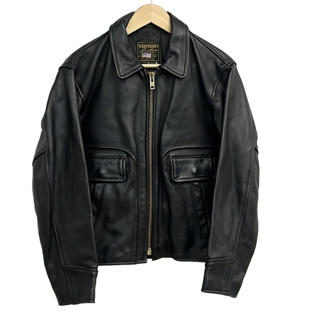 楽天市場】VANSONバンソン 新品同様□TC Cruise Jacket ワッペン付