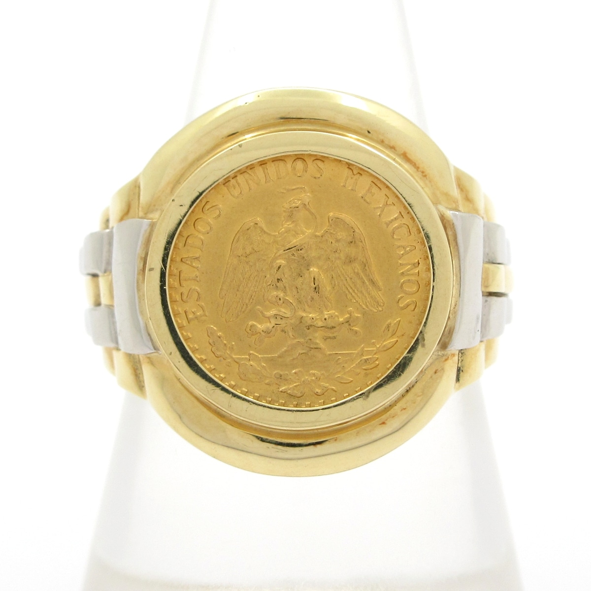 【中古】Unbranded() リング 総重量:7.8g K18YG×Pt900
