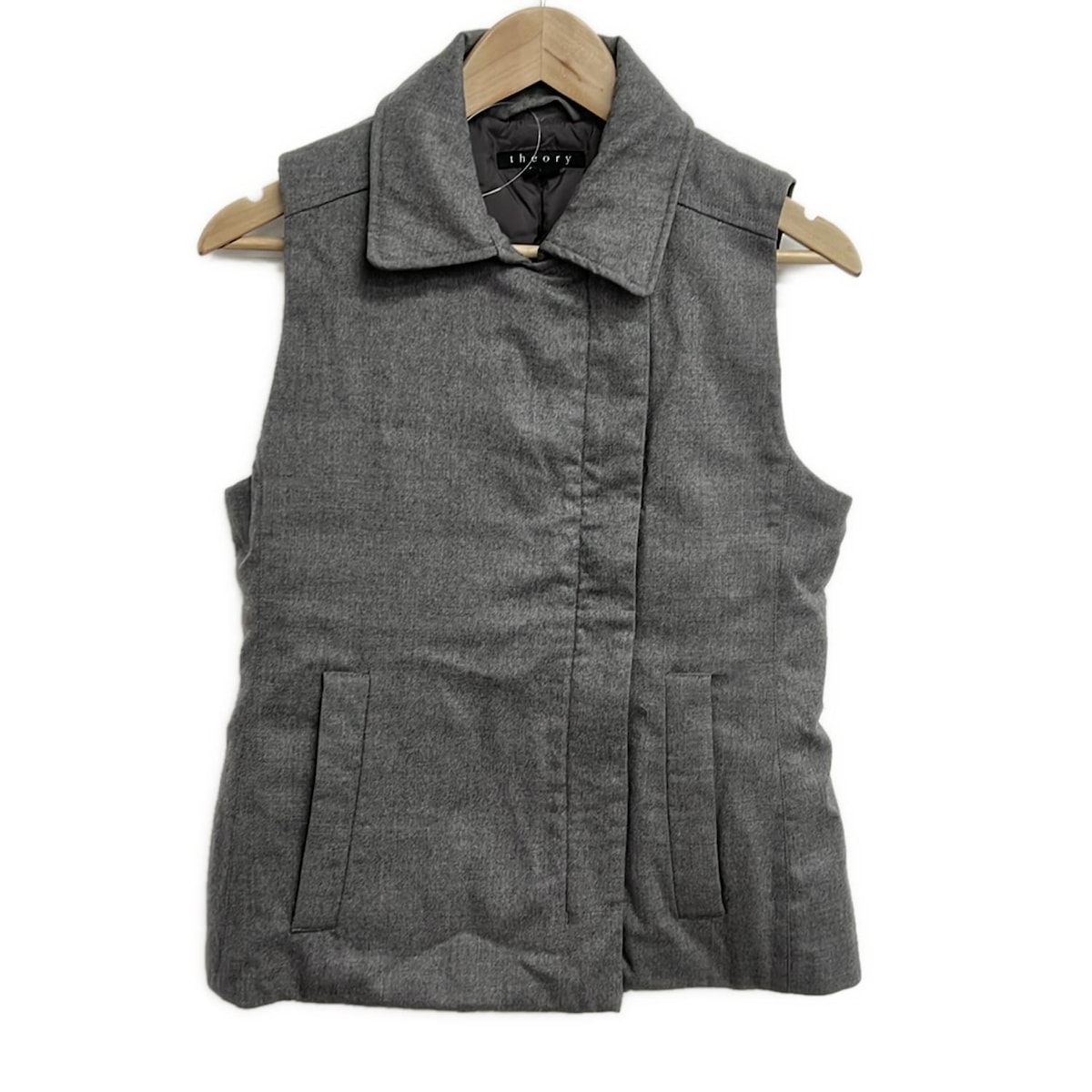 楽天市場】【セオリー】Theory リバーシブル ダウンベスト ロング
