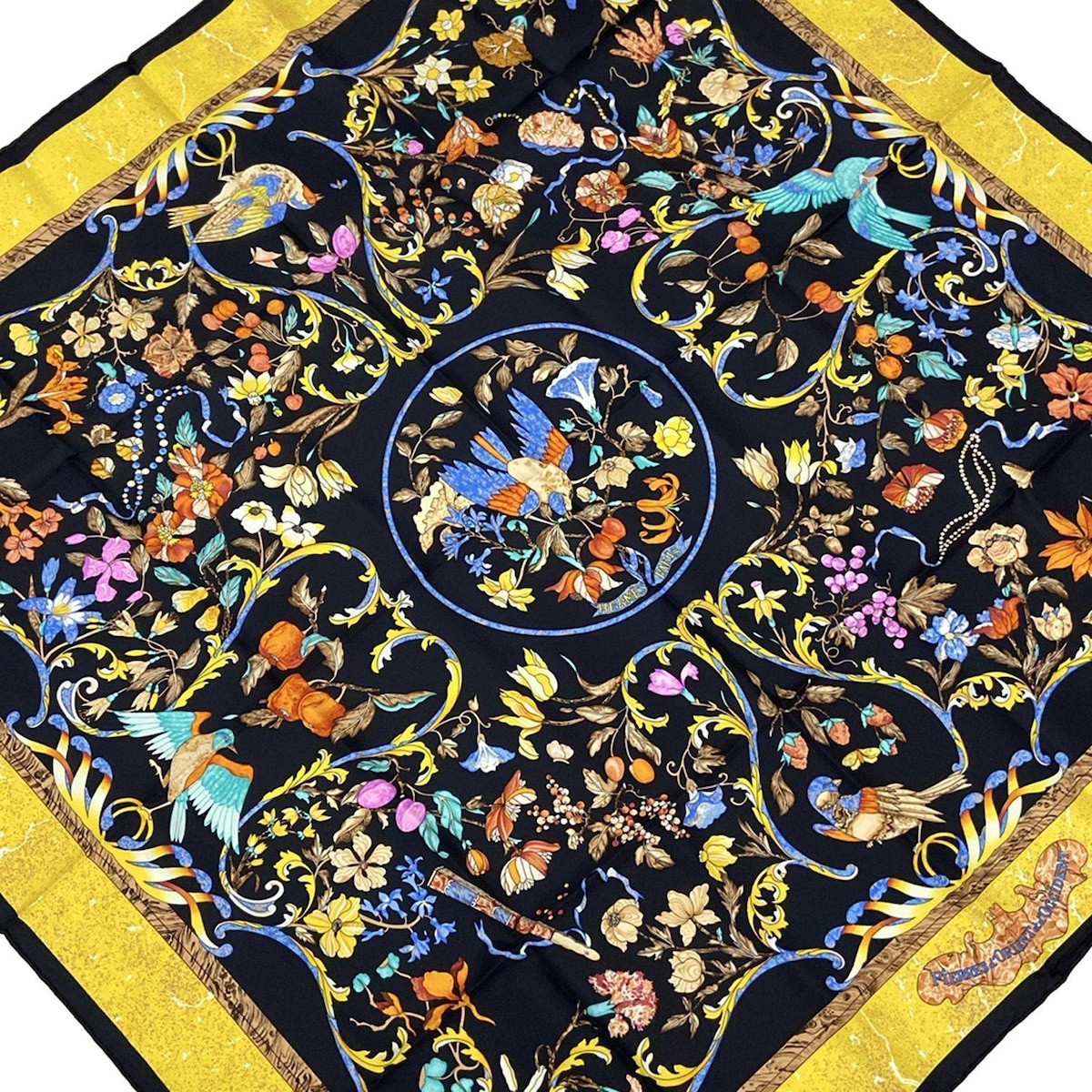 楽天市場】極美品 HERMES エルメス カレ90 PIERRES D ORIENT ET