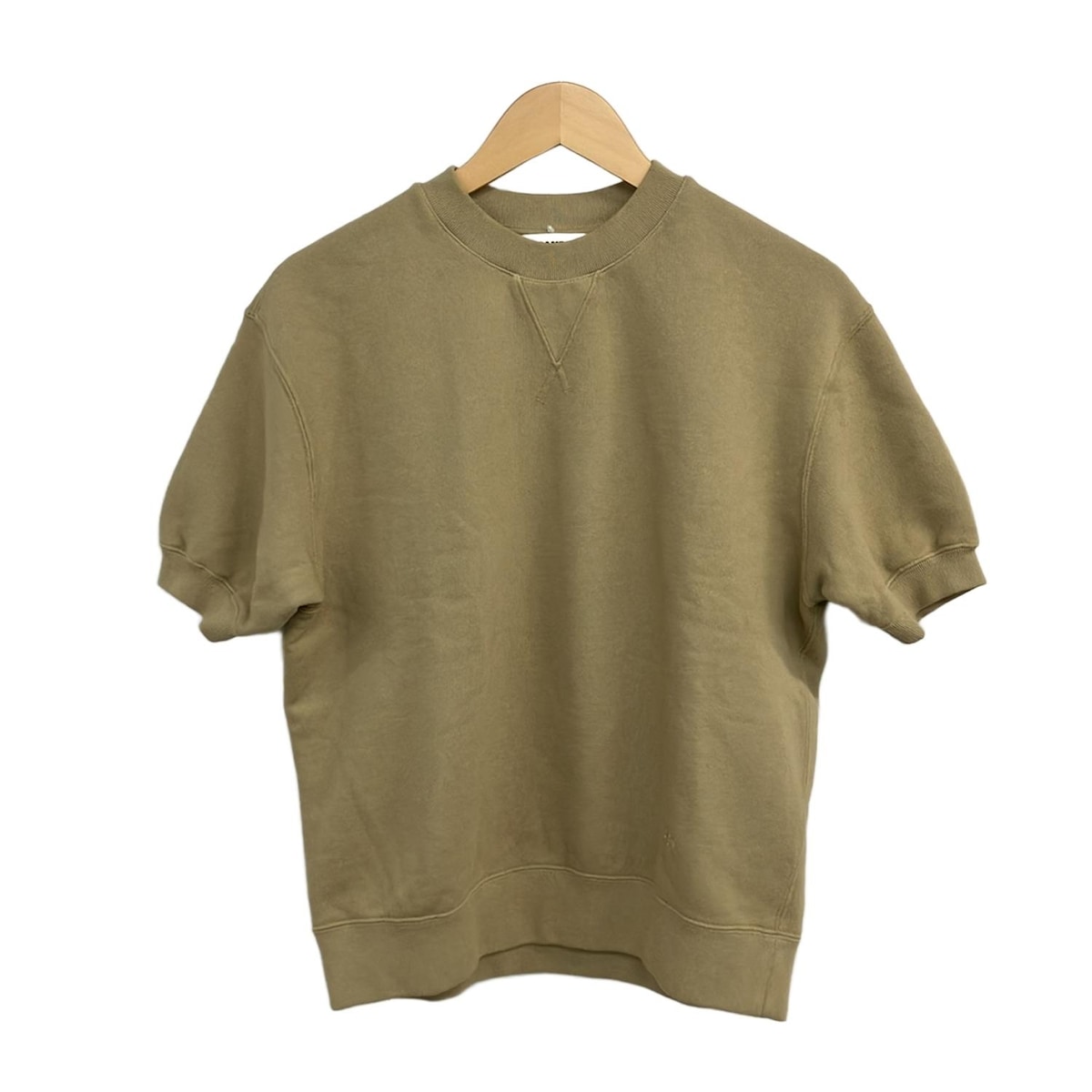 【中古】JILSANDER(ジルサンダー) トレーナー 半袖/JILSANDER+ ベージュ