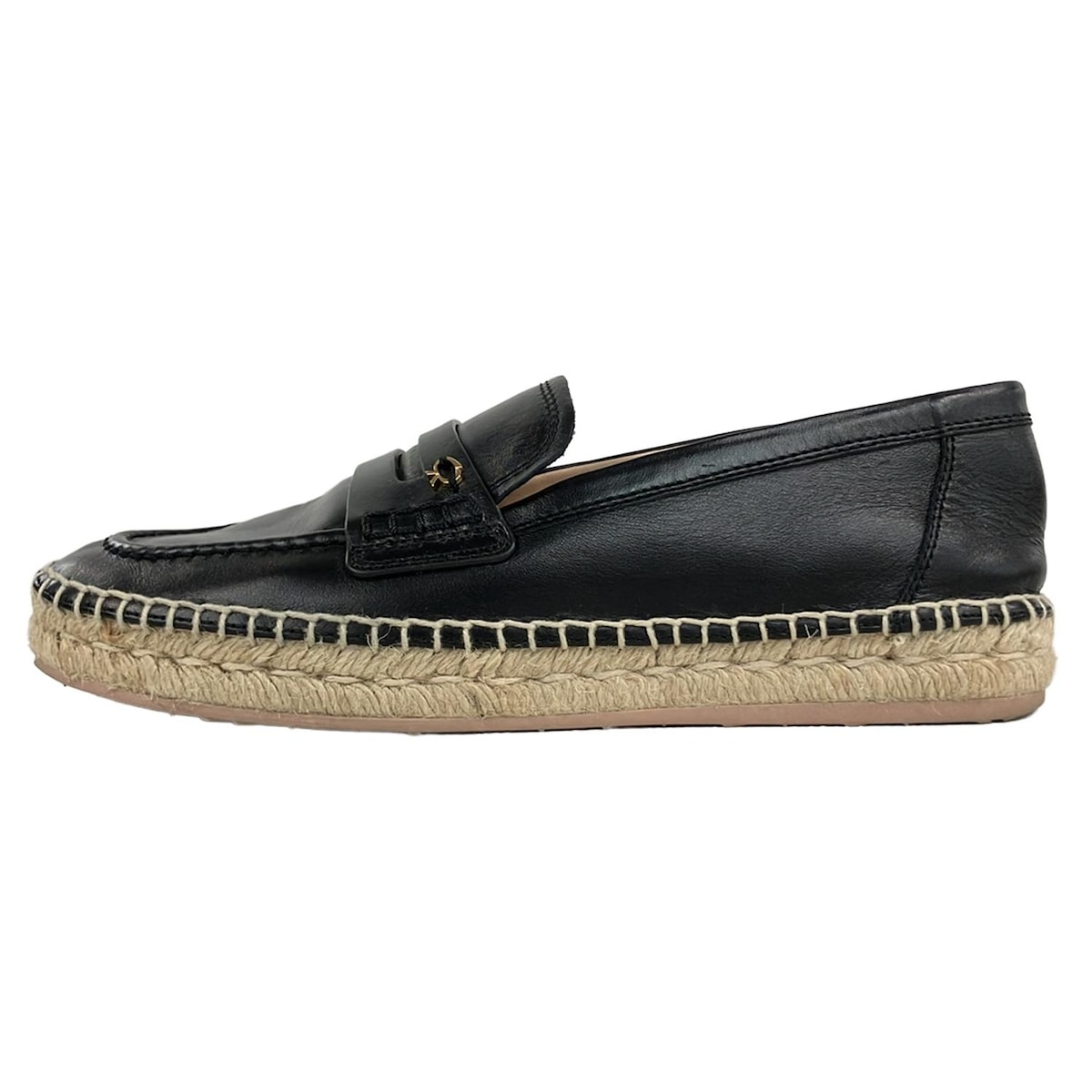 【中古】Gianvito Rossi(ジャンヴィト・ロッシ) ローファー 黒 レザー