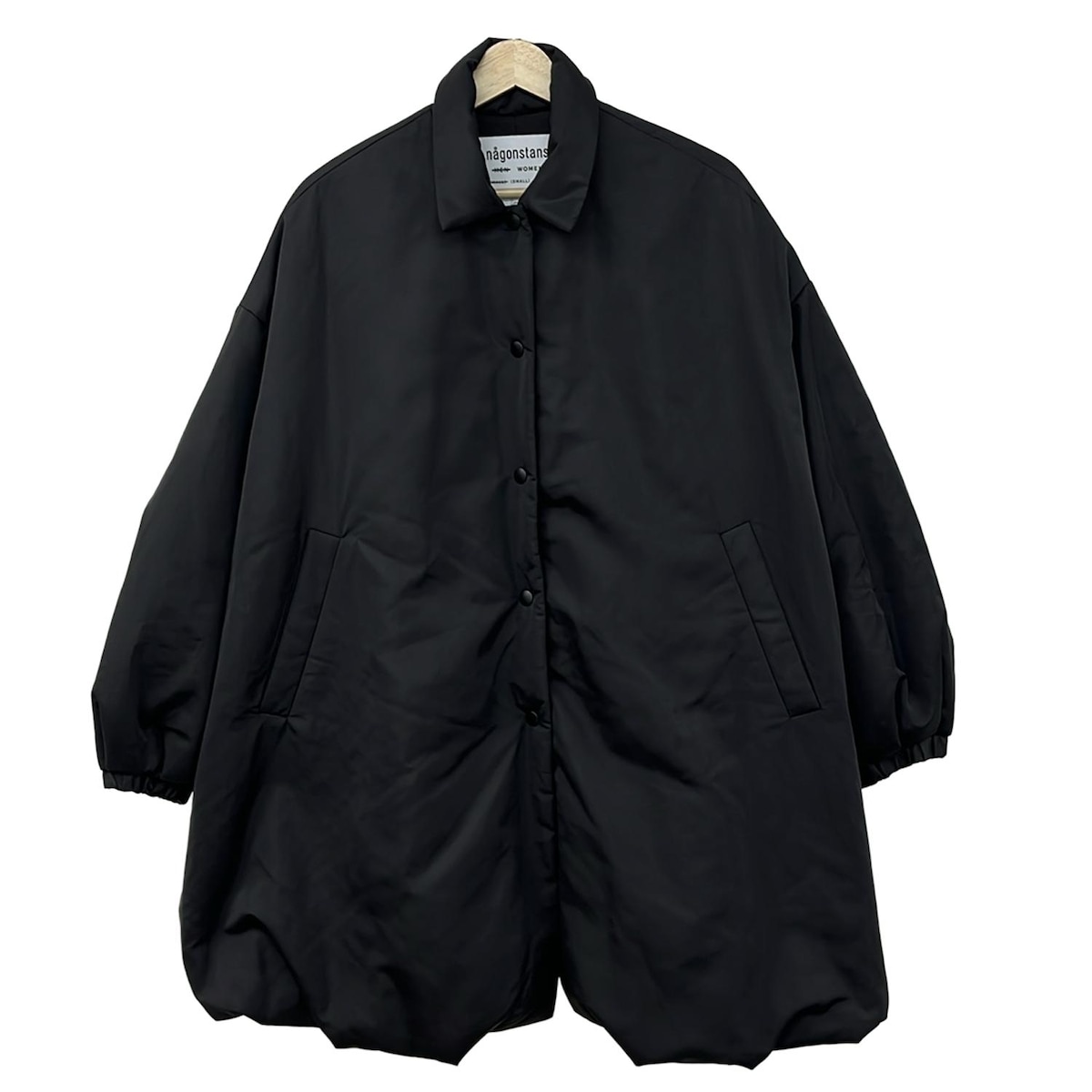 【中古】nagonstans(ナゴンスタンス) コート 長袖/中綿/21AW/秋/冬 黒