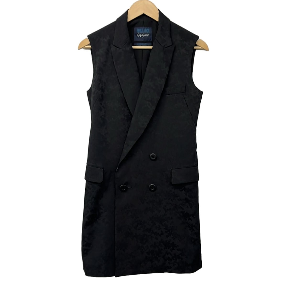 【中古】REGULATION Yohji Yamamoto(レギュレーションヨウジヤマモト) ジャケット ノースリーブ 黒