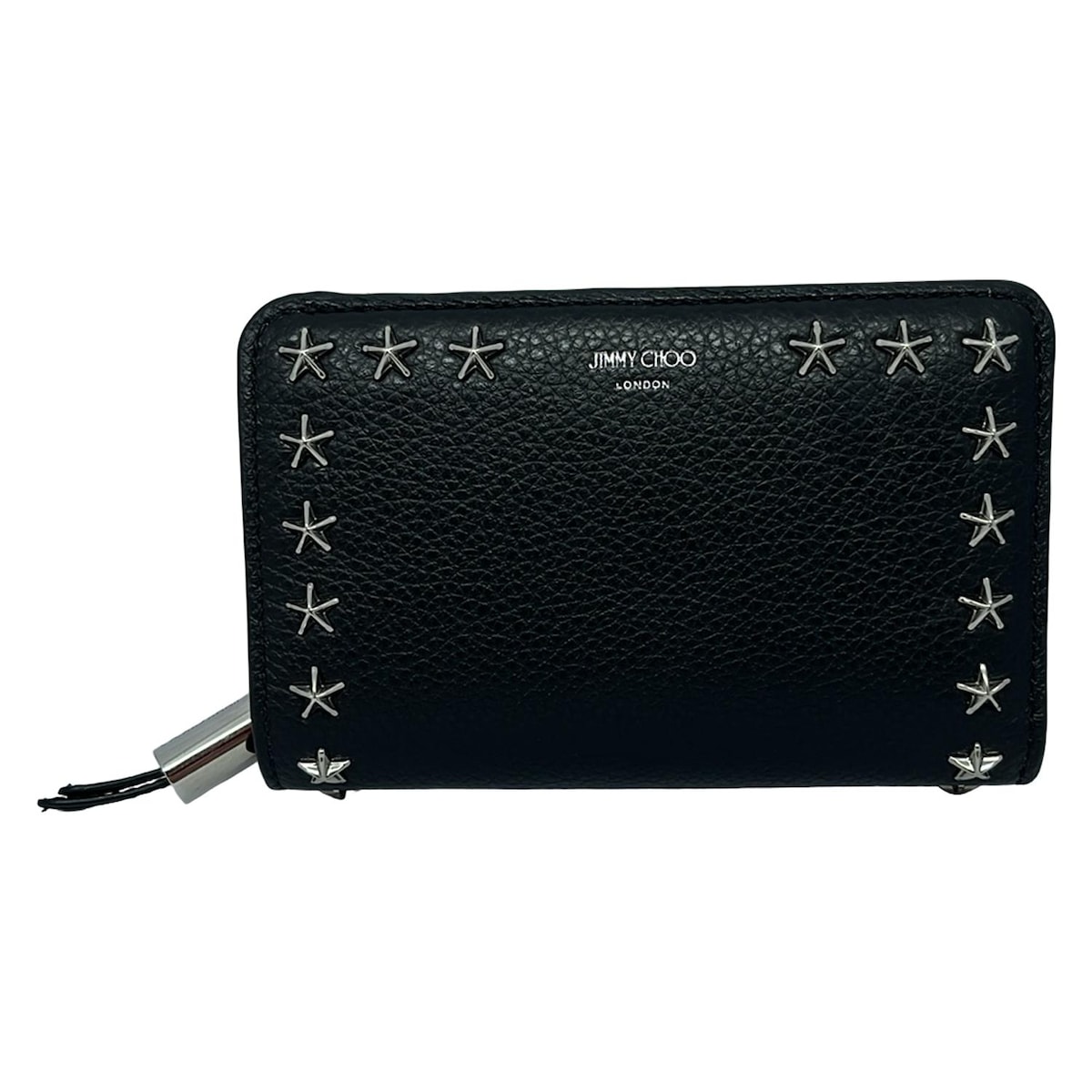 ジミーチュウ 二つ折り財布 ラウンドジップ ロゴ金具 スタッズ ブラック　y2k 楽天市場】ジミーチュウ JIMMY CHOO スタースタッズ フリーダ 二