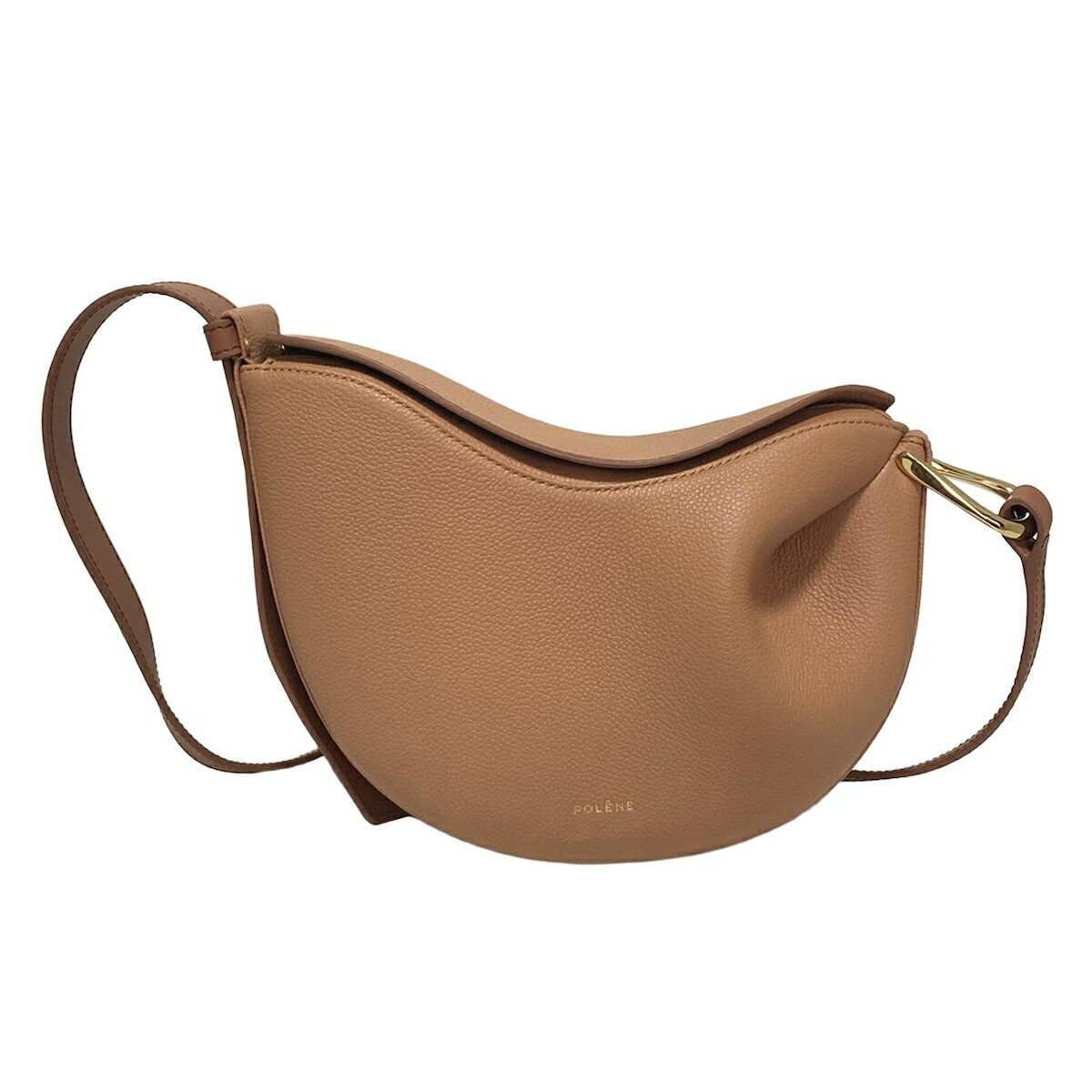 POLÈNE ショルダーバッグ ブラウン POLENE(ポレーヌ) ショルダーバッグ美品 NODDE(ノッド