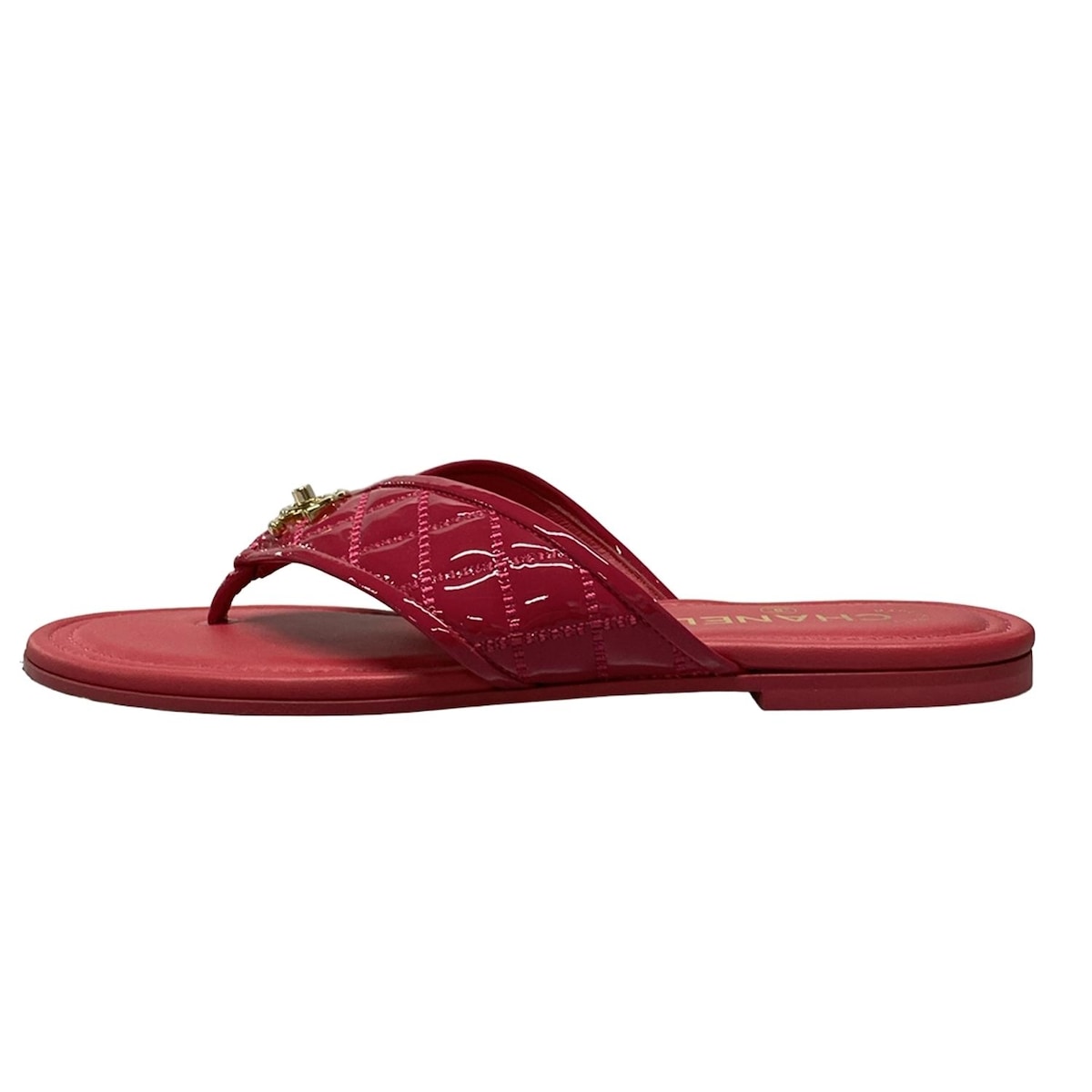 楽天市場】【靴】CHANEL シャネル トング サンダル ココマーク レザー