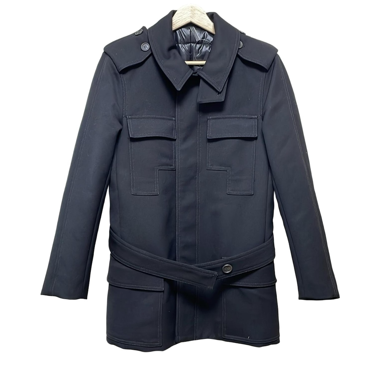 05AW Dior Homme ミリタリーブルゾン ジャケット 46 エディ DIOR HOMME - 正規品 05ss Dior homme サファリジャケット M65