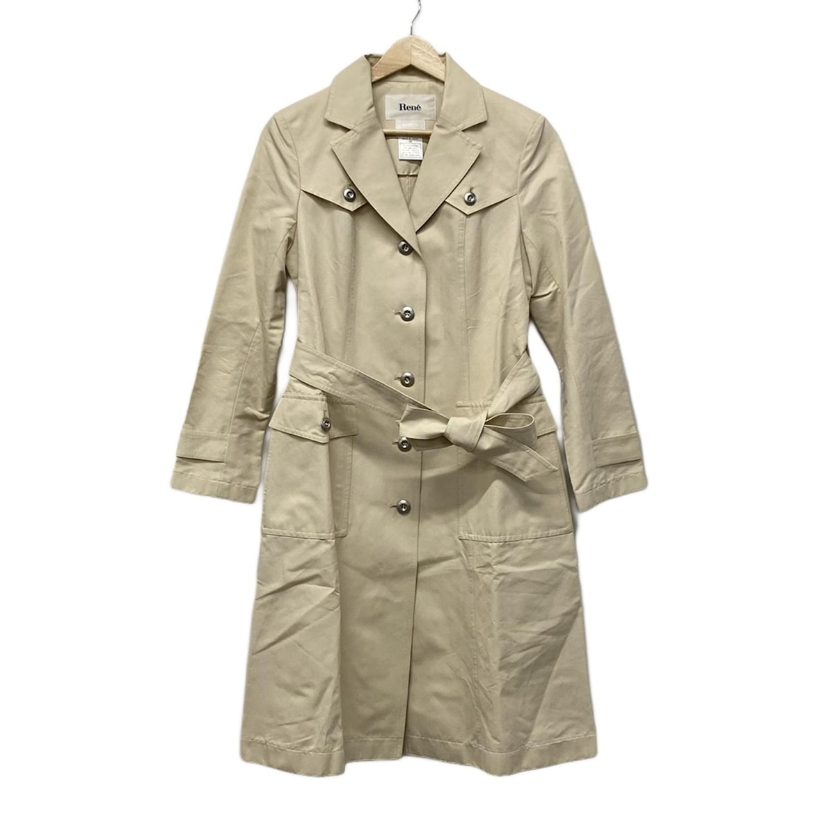 楽天市場】Rene コート フレアスリーブ ダークネイビー 38 '23年