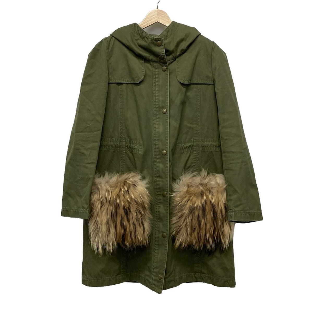 楽天市場】ランバンオンブルー ウール100％ 日本製 ノーカラーコート