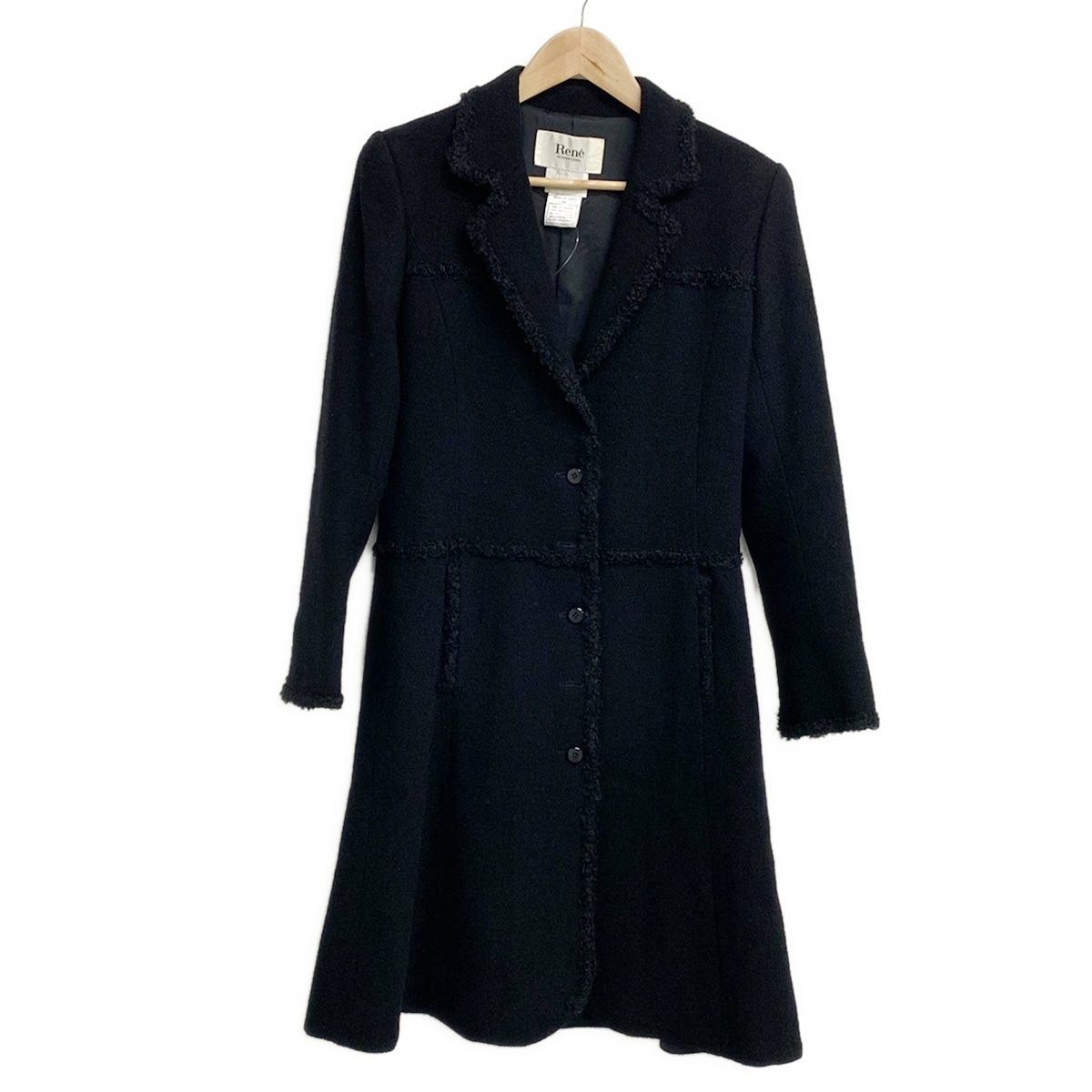楽天市場】Rene コート フレアスリーブ ダークネイビー 38 '23年