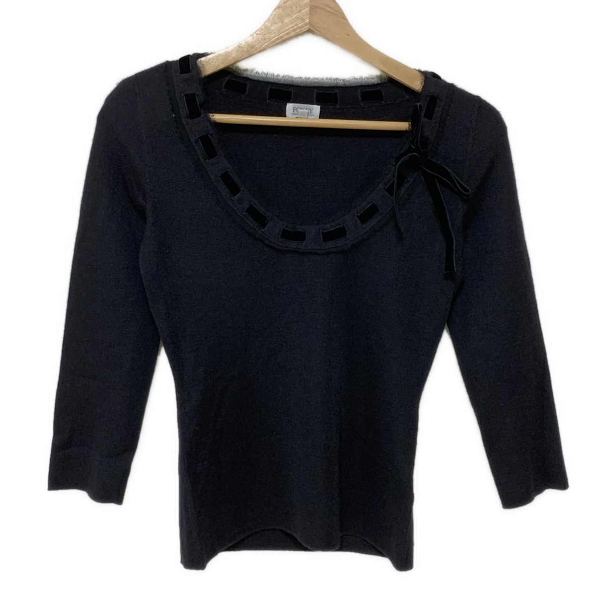 楽天市場】【フォクシー】Foxey 現行品 Knit Top Chocolat 長袖