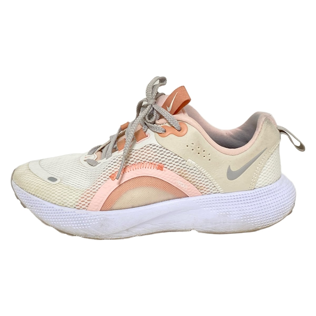 【楽天市場】【中古】NIKE(ナイキ) リアクト エスケープ ラン 2 スニーカー アイボリー×ライトピンク×ベージュ：ブランディア 楽天市場店