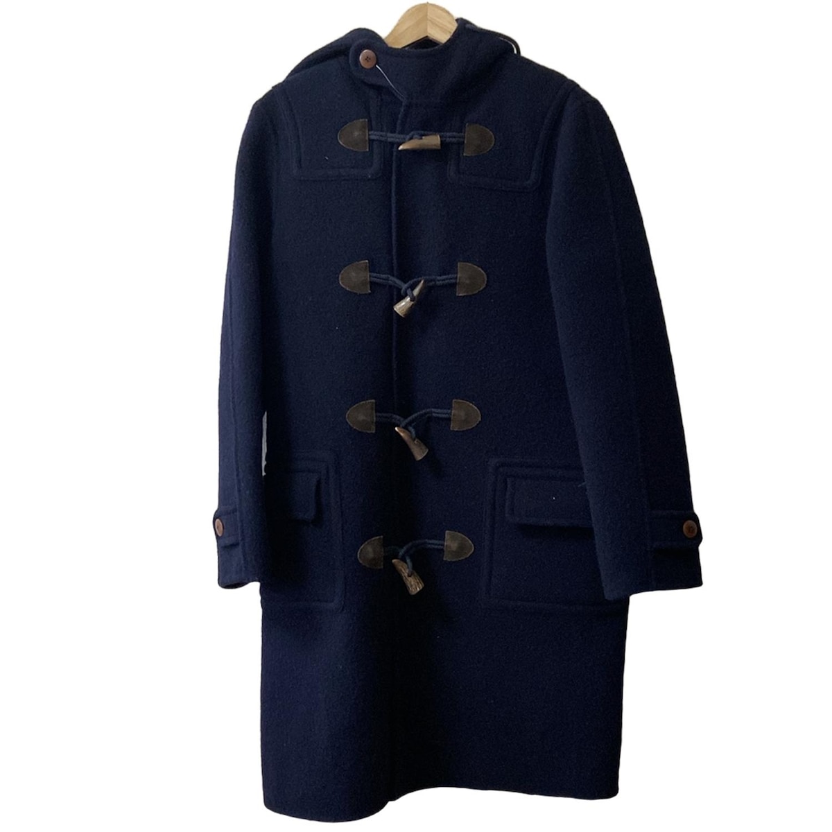 デニム&サプライ ラルフローレン ウールメルトン 中綿 Pコート M ネイビー vintage old 80s 90s Ralph Lauren Denim P-COATラルフローレン
