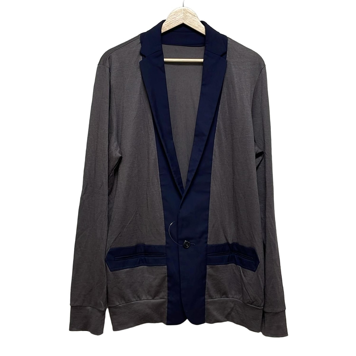 kolor / 天竺ニット カーディガン/クリノジャケット/サイズ3(5) kolor カラー 日本製 1/30ナイロンカバリング天竺カーディガン