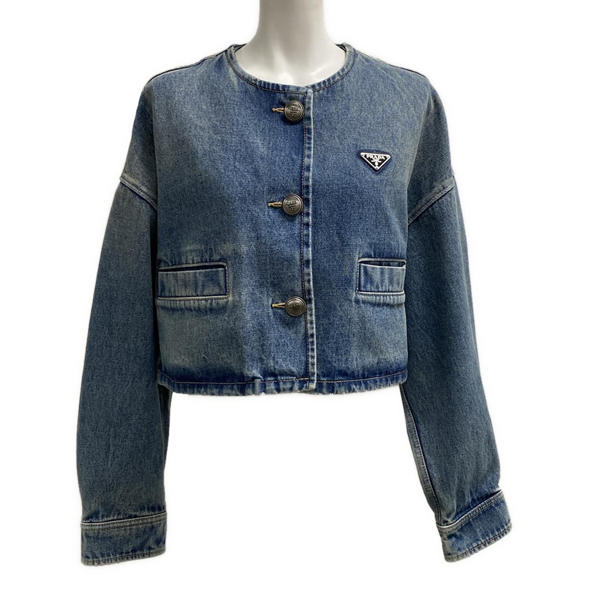 楽天市場】【中古】PRADA ボアデニムジャケット GFB289