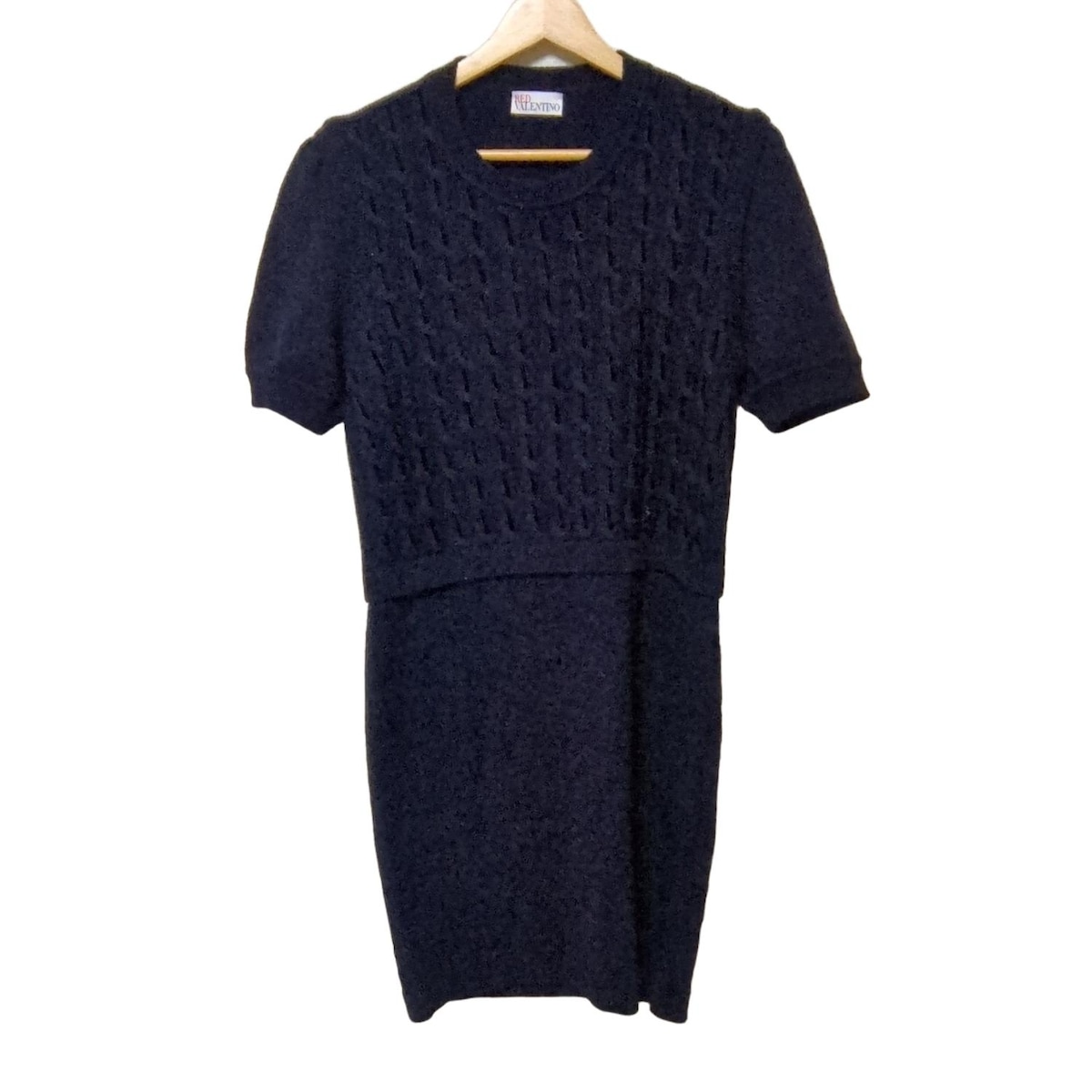 RED VALENTINO ネイビー ノースリーブワンピース 楽天市場】【中古】RED VALENTINOフラミンゴ柄 ワンピース