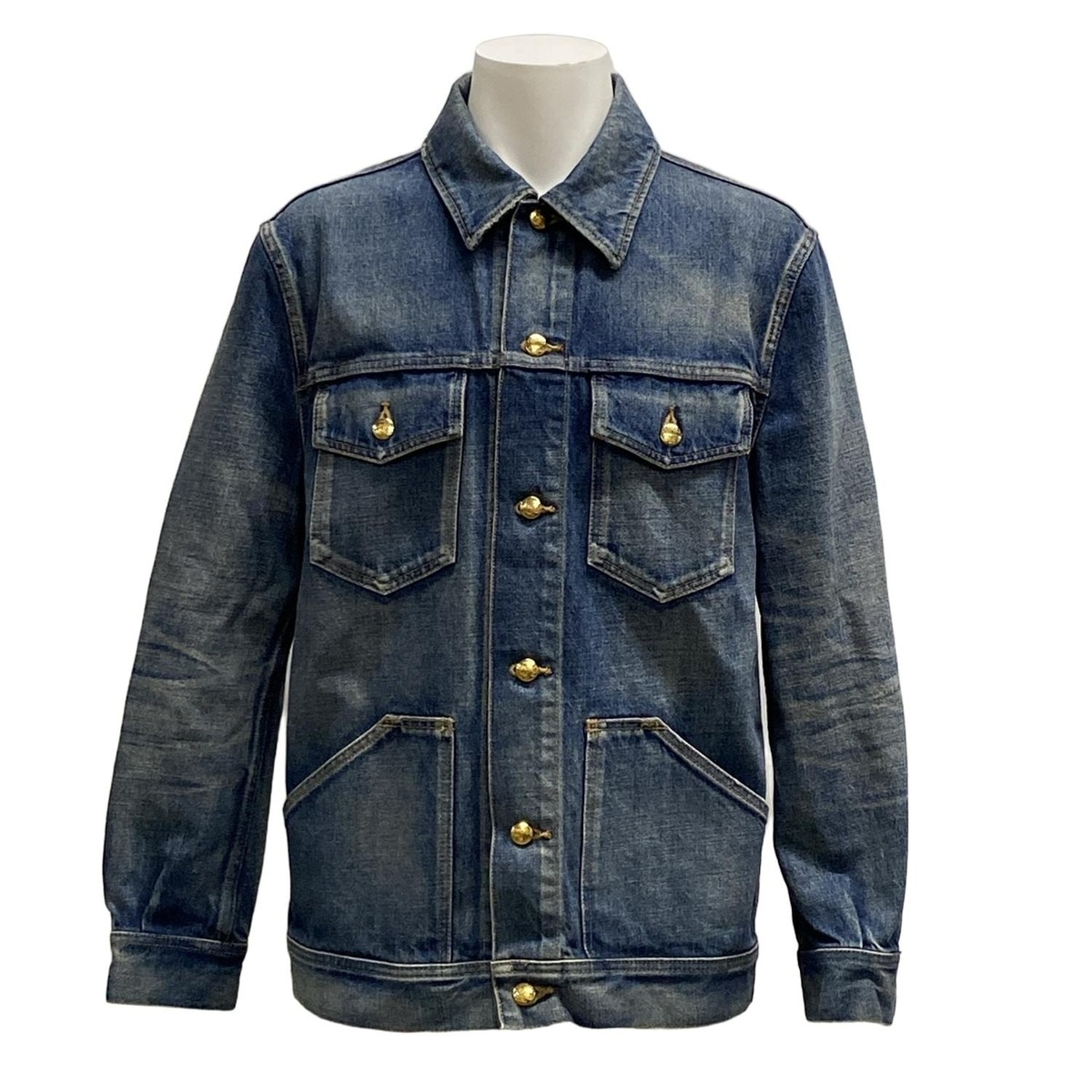 CELINE トラッカージャケット デニムジャケット ボア S 楽天市場】CELINE(セリーヌ) クラシック トラッカー デニムジャケット