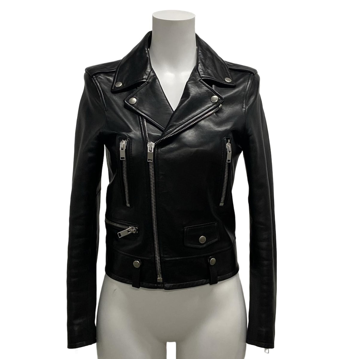 SAINT LAURENT シングルライダース　48 楽天市場】【中古】 Saint Laurent サンローラン スタッズ