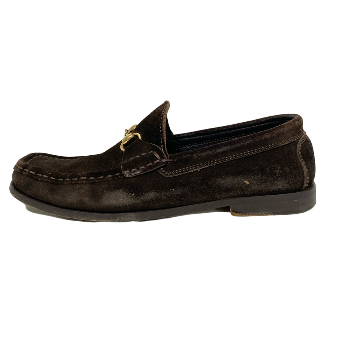 楽天市場】【中古】 GUCCI （グッチ） ﾛｰﾌｧｰ ホースビット スウェード