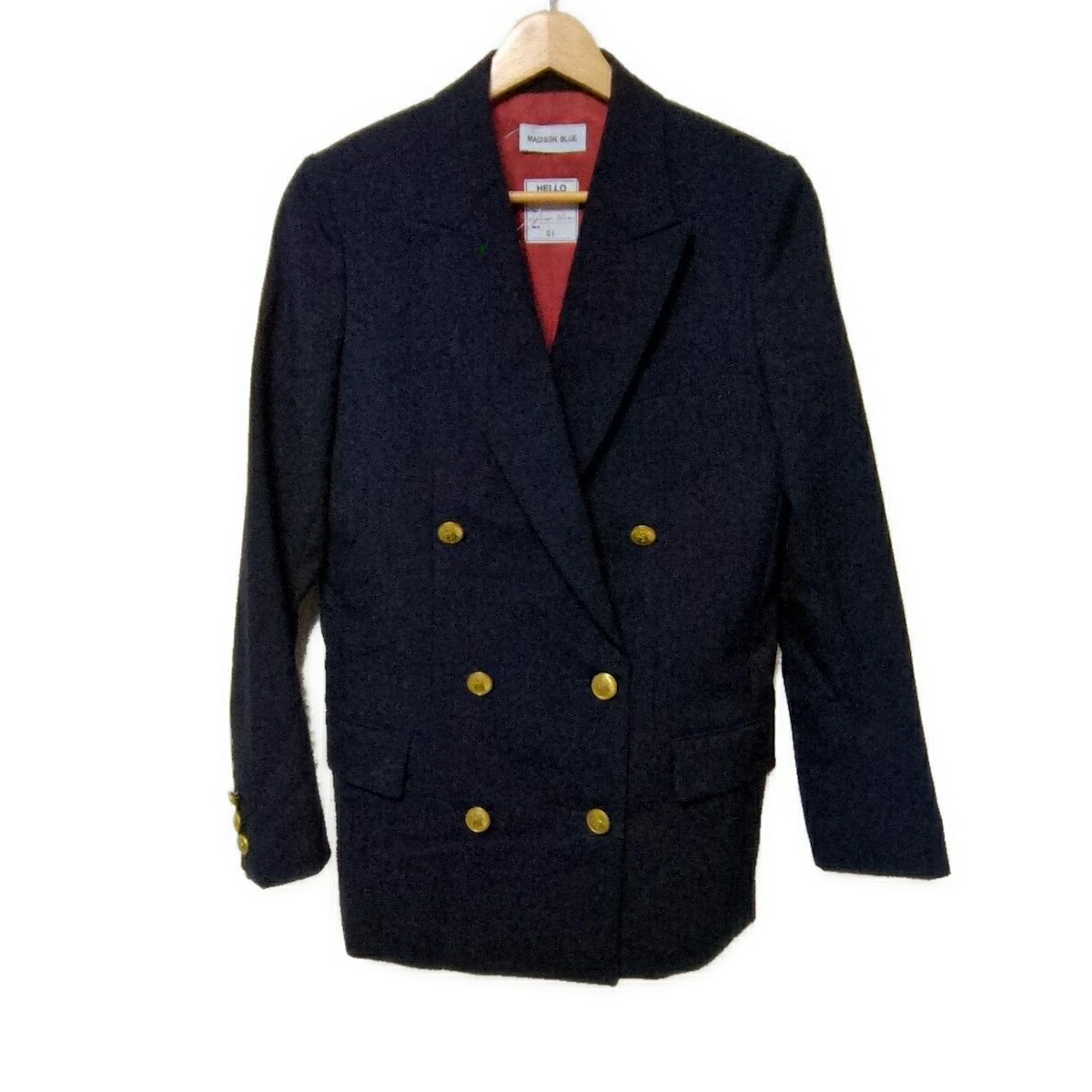 MADISON BLUE　CROPPED JACKET TWEED　01　美品 楽天市場】MADISON BLUE マディソンブルー 24SS COLLARLESS JK