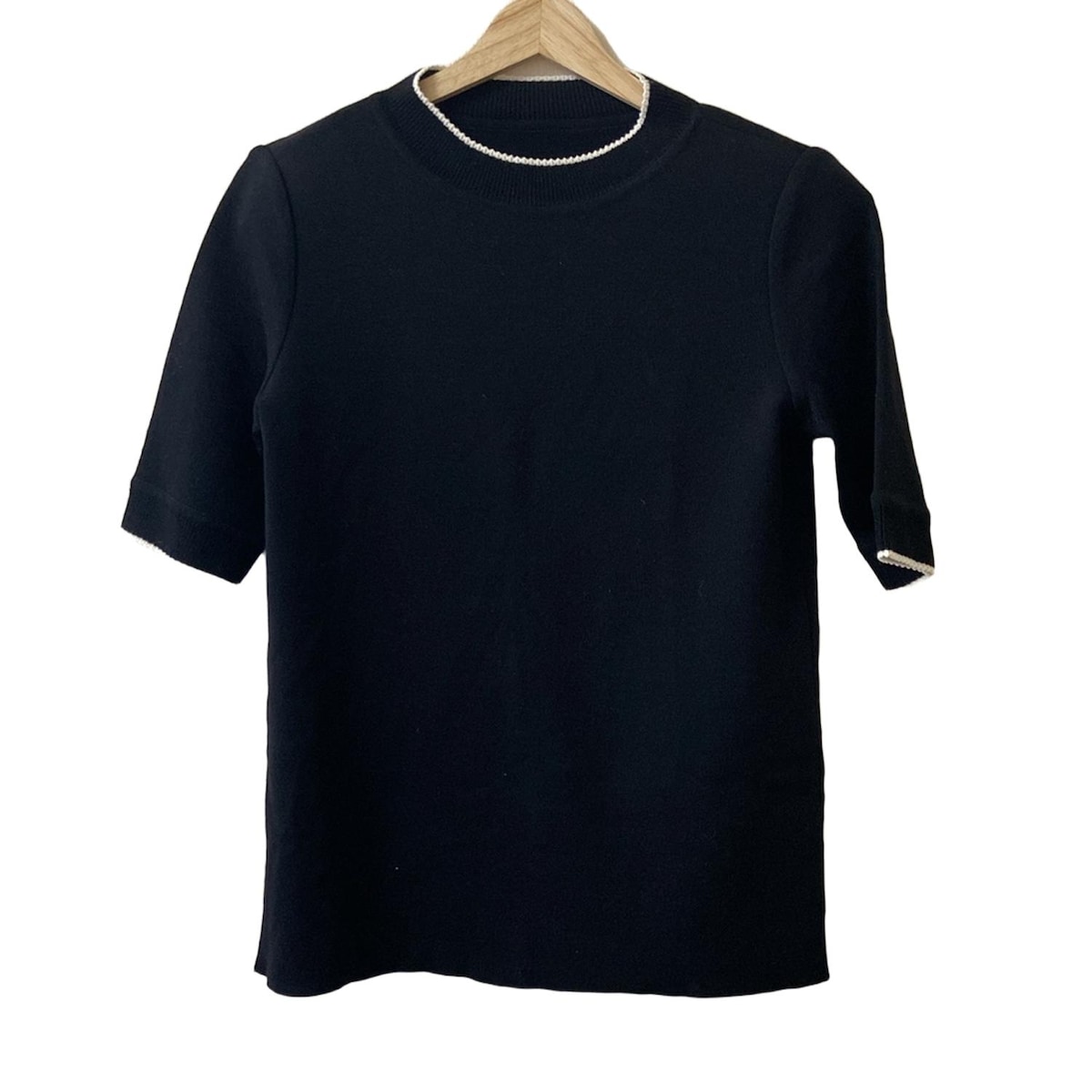 楽天市場】【フォクシー】Foxey 襟付き 半袖 ニット トップス 36845