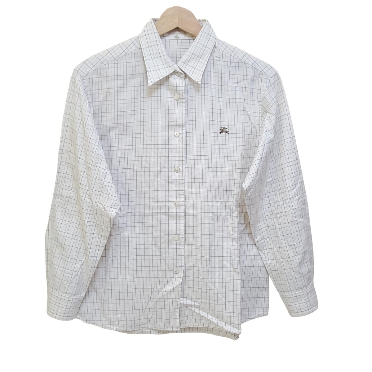 良品 90's オールドバーバリー 長袖ノバチェックウールシャツ 90s古着 オールド BURBERRY'S/バーバリーズ 半袖ノバチェック